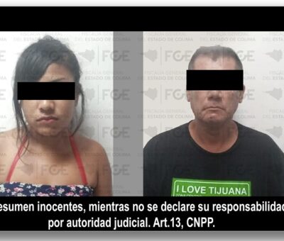 Detienen a pareja y aseguran droga y arma