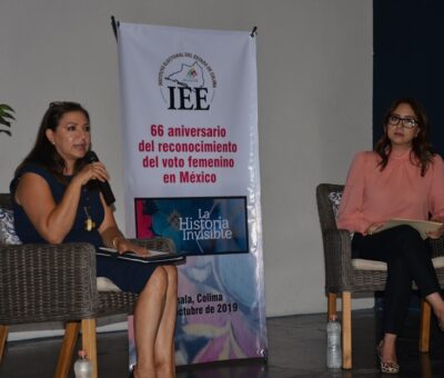 Conmemora el IEE 66 aniversario del voto femenino en México