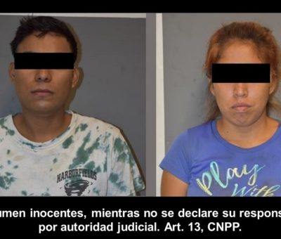 A proceso pareja vinculada a robo de Oxxo en la Vicente Guerrero