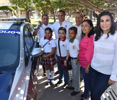 Felipe Cruz Entrega 3 Nuevas Patrullas y Equipo Táctico, para Servicio a Ciudadanos