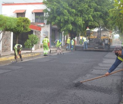 Avanza notablemente programa de remodelación con recursos propios,  50 de calles del municipio