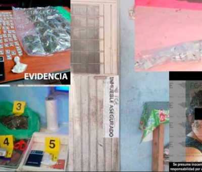 FGE asesta otro golpe al narcomenudeo