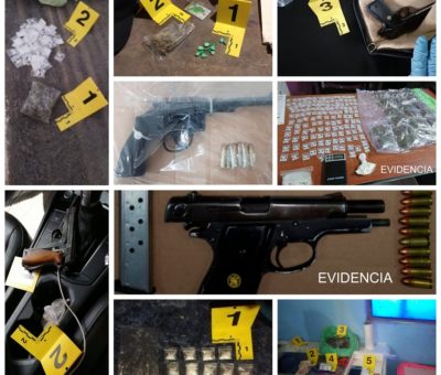 Fiscalía ha asegurado en 30 días,17 inmuebles, 6 armas de fuego y ha detenido 22 personas