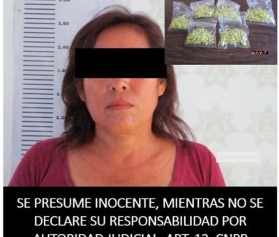 Policías estatales aseguran 590 dosis de droga 