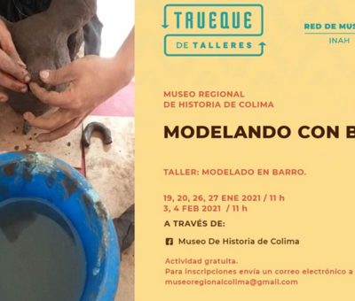 Invitan al taller en línea Modelando con barro