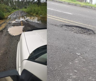 Lluvias han dejado graves afectaciones en la carretera a playa al Real: comisaria