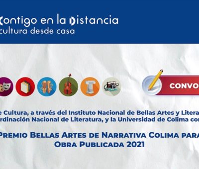 Convocan al premio de Narrativa Colima para obra publicada 2021