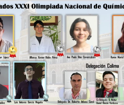 Ganan oro, plata y bronce alumnos de la UdeC en Olimpiada Nacional de Química