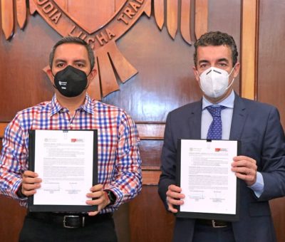 Firman convenio de colaboración UdeC y CONTECON Manzanillo