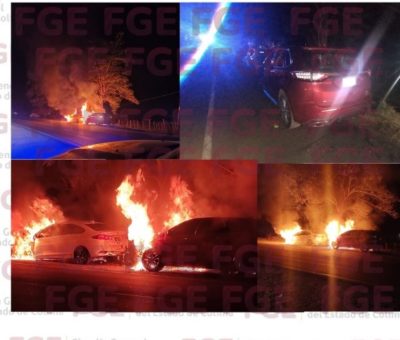 Por quema de maleza causa de incendio de vehículos