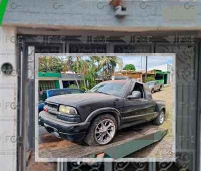 En Colima se recupera vehículo que contaba con reporte de robo