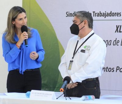 Margarita Moreno reconoce a trabajadores del Ayuntamiento de Colima