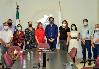 Dialogan IEE y Coparmex Colima sobre situación presupuestal del organismo electoral