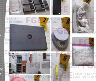 FGE ejecuta cateo y asegura cerca de un kilo de droga e inmueble