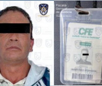 Disfrazado de empleado de la CFE violaba a mujeres; ya fue detenido