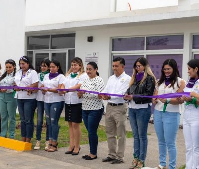 Alcaldesa inaugura “La Puerta Violeta” para el resguardo y protección de las mujeres