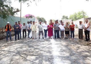 Encabeza Gaby Mejía inicio de obras prioritarias en Palmillas