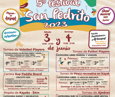 Ayuntamiento de Manzanillo realizará el 5° Festival San Pedrito, el fin de semana