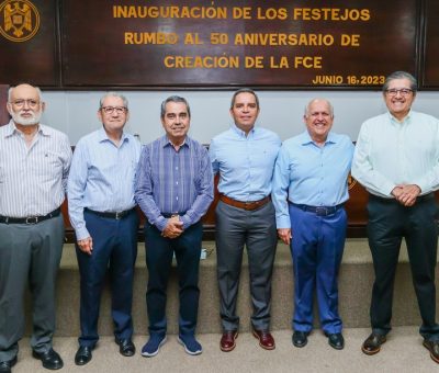 Inician rector y exrectores festejos rumbo al 50  aniversario de la Facultad de Ciencias de la Educación