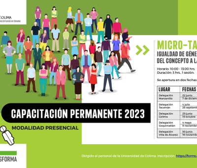 Invitan a cursos de género para personal universitario