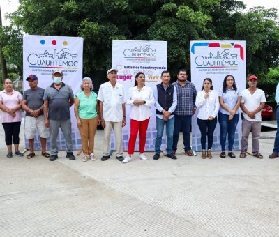 Inauguran más obras en Cuauhtémoc con inversión superior a $3 millones