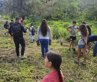 Programa Lazos realiza acciones de reforestación en Cofradía de Suchitlán
