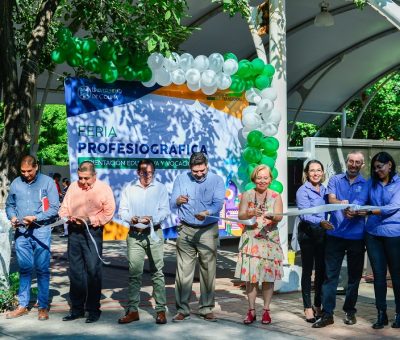 Realizan feria profesiográfica en Bachillerato Uno