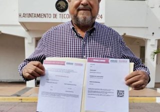 Serapio de Casas se registra para buscar candidatura a la alcaldía de Tecomán, por Morena