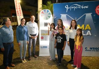 Con ‘Colima Brilla’, Margarita Moreno moderniza iluminación del parque de Real Santa Bárbara