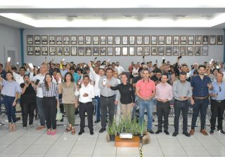 Presenta Tey Botón SOS Comercios, único en Colima de auxilio inmediato a negocios