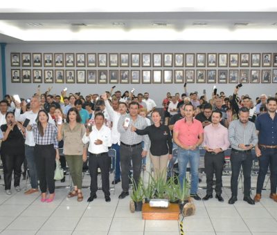 Presenta Tey Botón SOS Comercios, único en Colima de auxilio inmediato a negocios