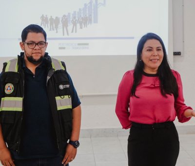 Capacitan a personal en materia de Protección Civil, en Manzanillo