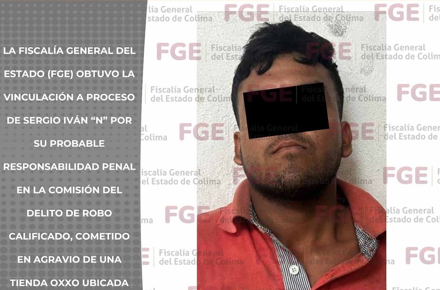 Otro hombre es enviado a prisión, por robo calificado en tienda Oxxo