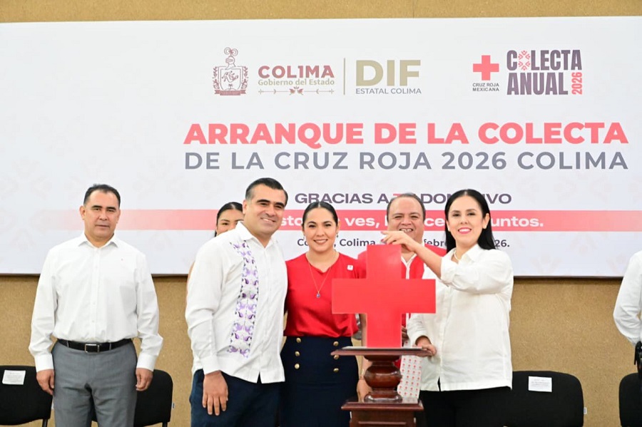 Riult Rivera se suma a la colecta de la Cruz Roja