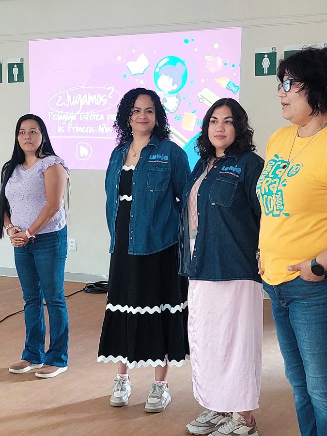 Participan 16 guarderías de Colima en taller de experiencias estéticas para la primera infancia