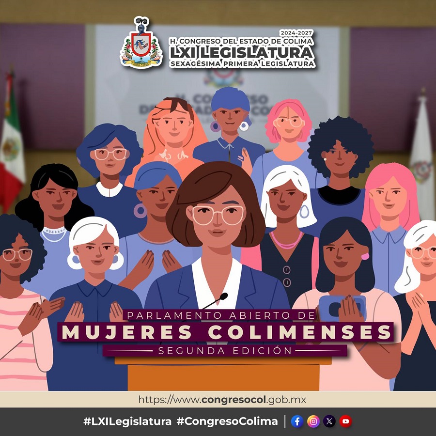 Amplían plazo para participar en Parlamento Abierto de Mujeres en su segunda edición